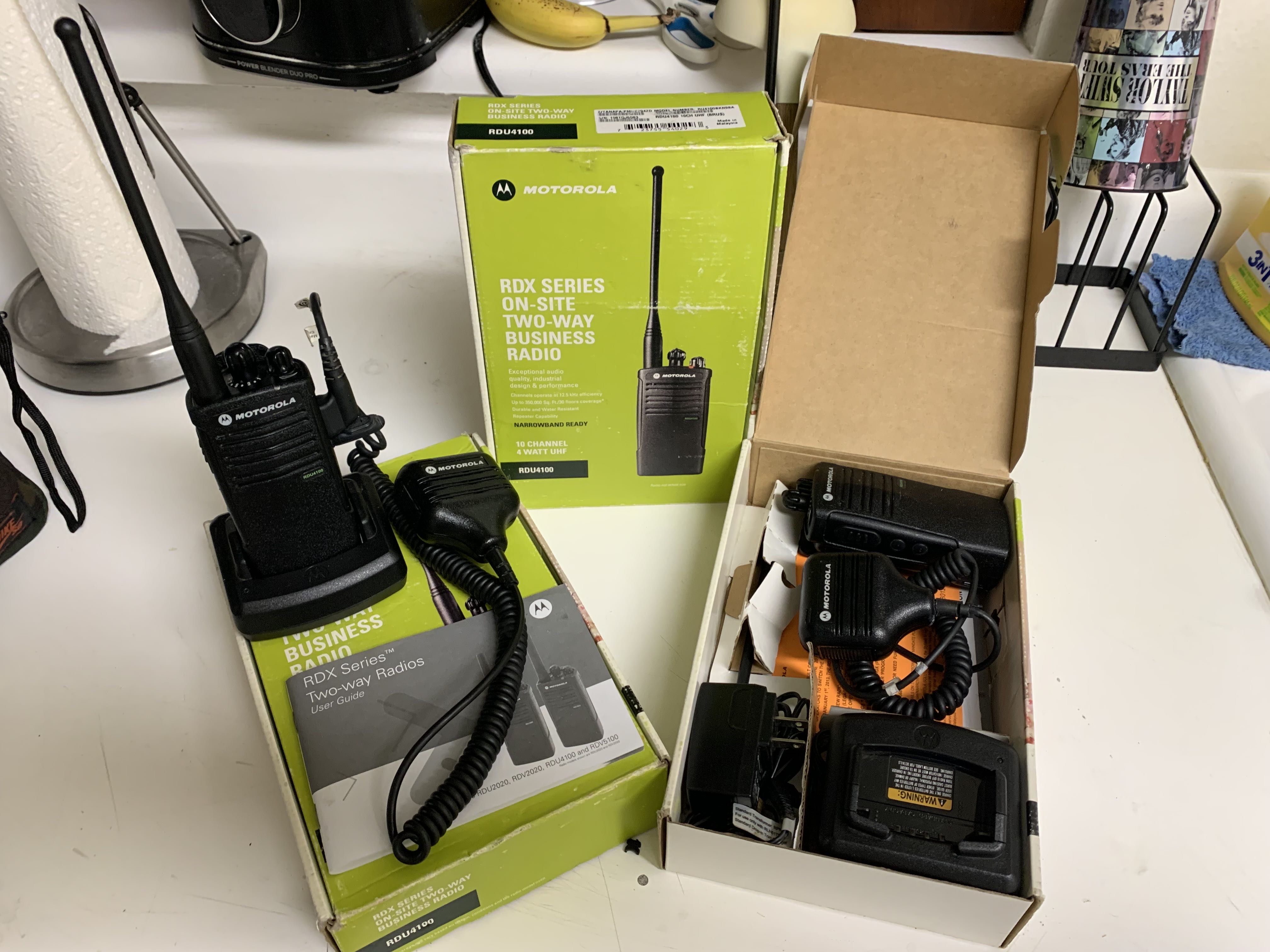 MOTOROLA (RDU4100) ON SITE RADIO
