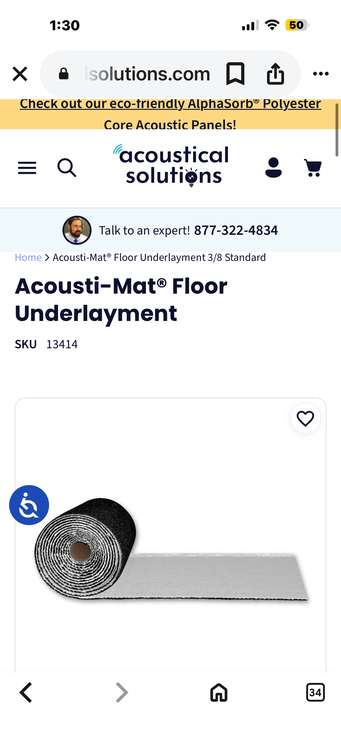 Gypcrete underlayment with a primer from Acousti Mat