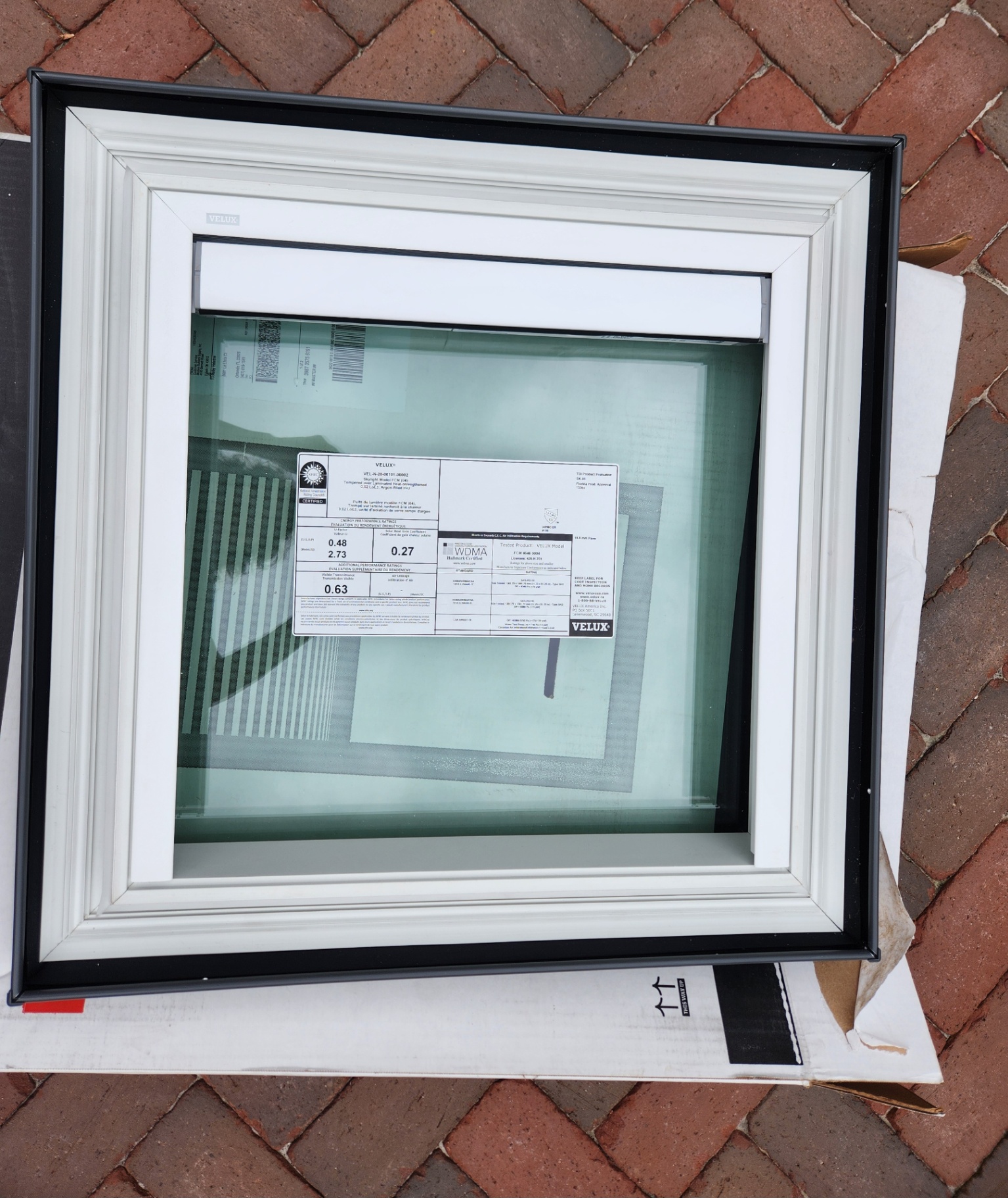 Velux Glass Skylight - New in Box