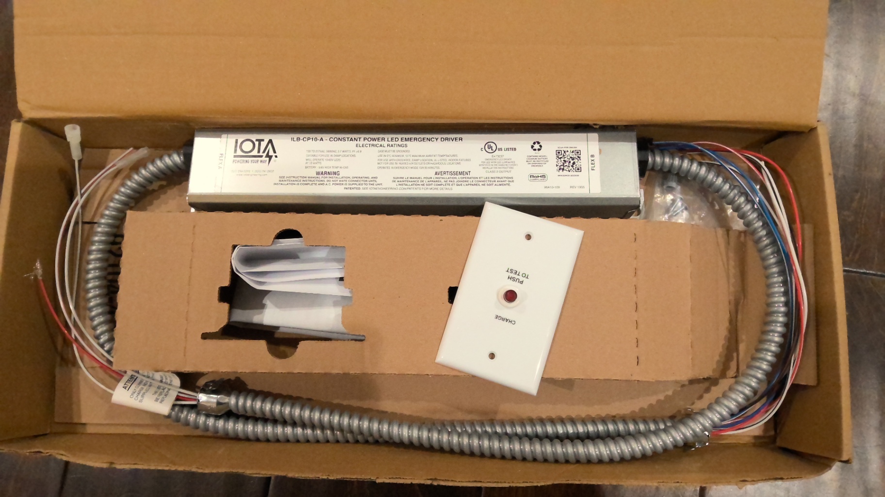 LED Emergency Back up Ballast