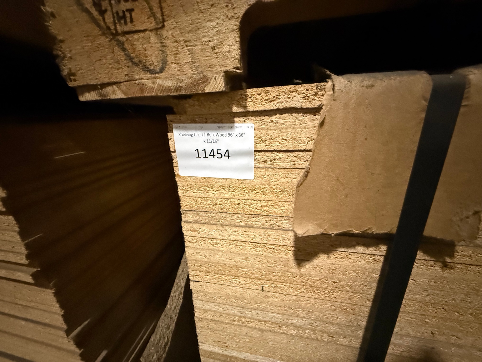 8' X 3' X 11/16" Wood Particle Board