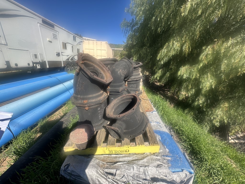 New Water Main Materials – HUGE DISCOUNT (Everything must go)