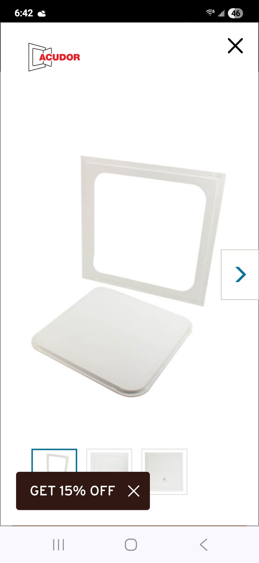 24x24 recessed access panels GFRG-R-24X24