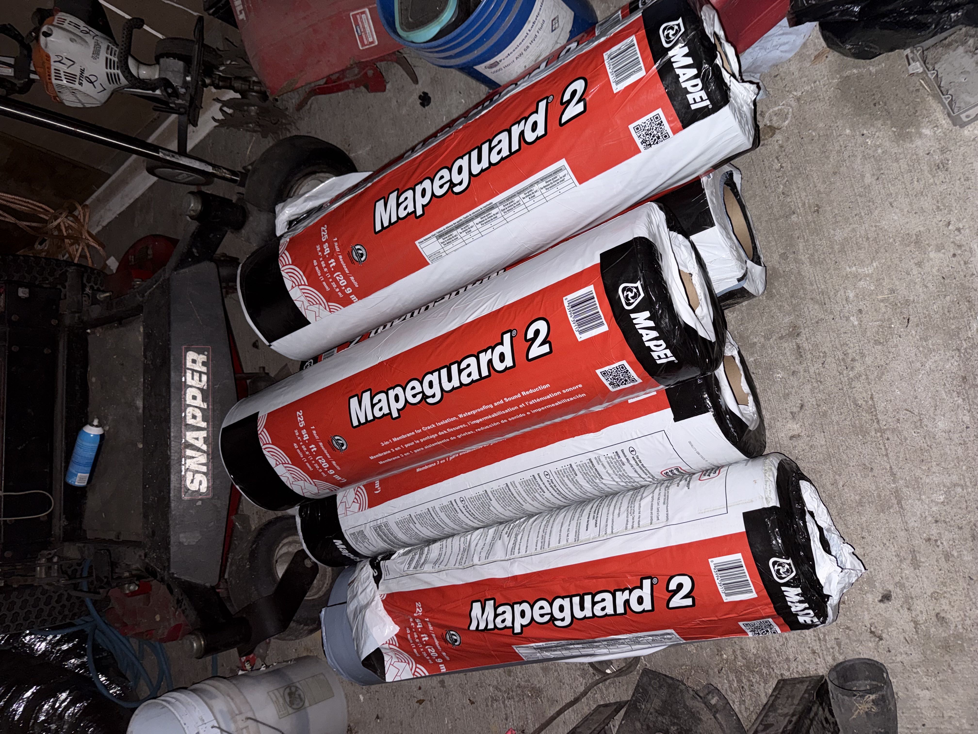 Mapeguard 2 membrane 3 in 1 6 rolls in total