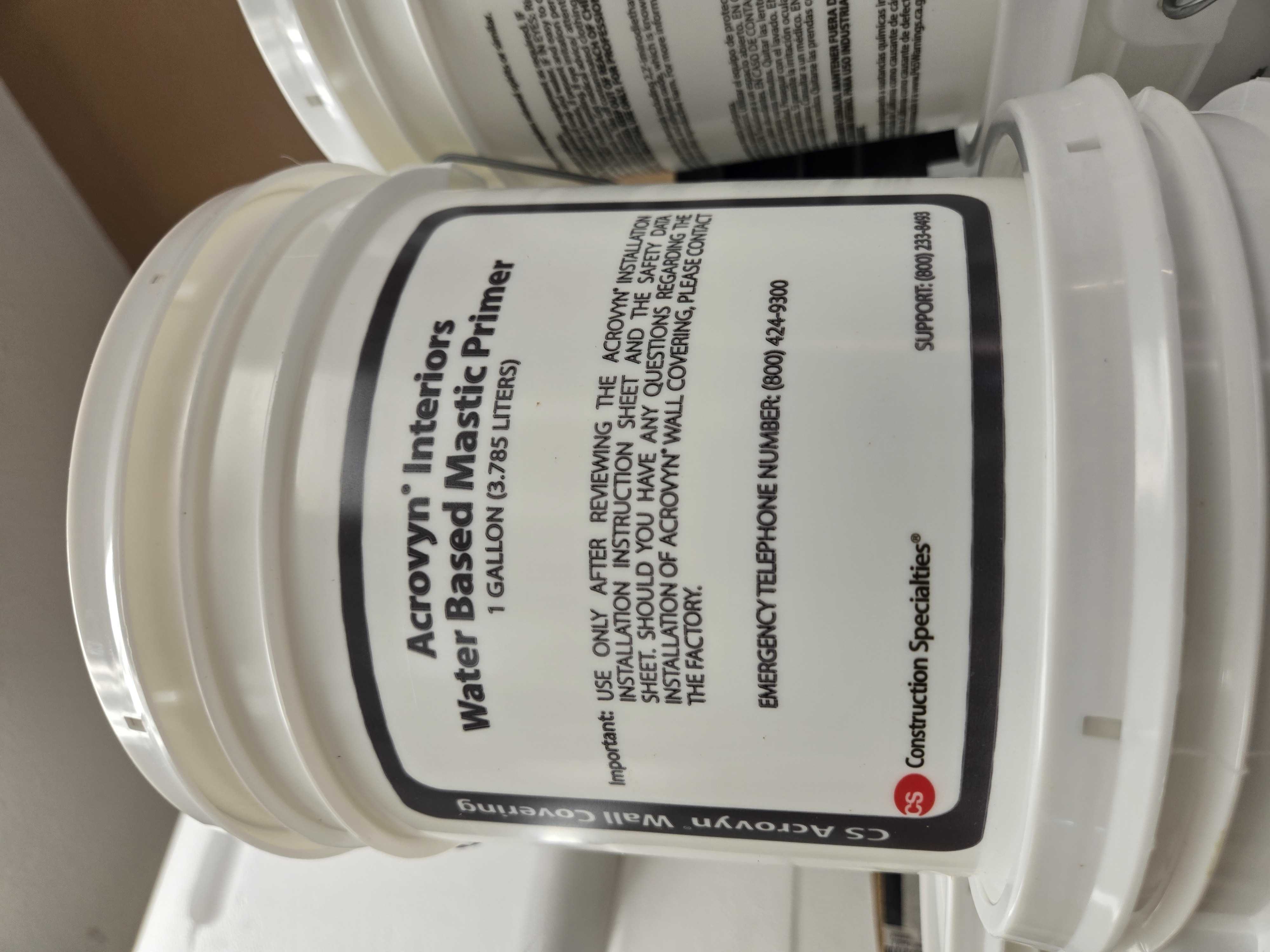 Acrovyn Interiors water based mastic primer