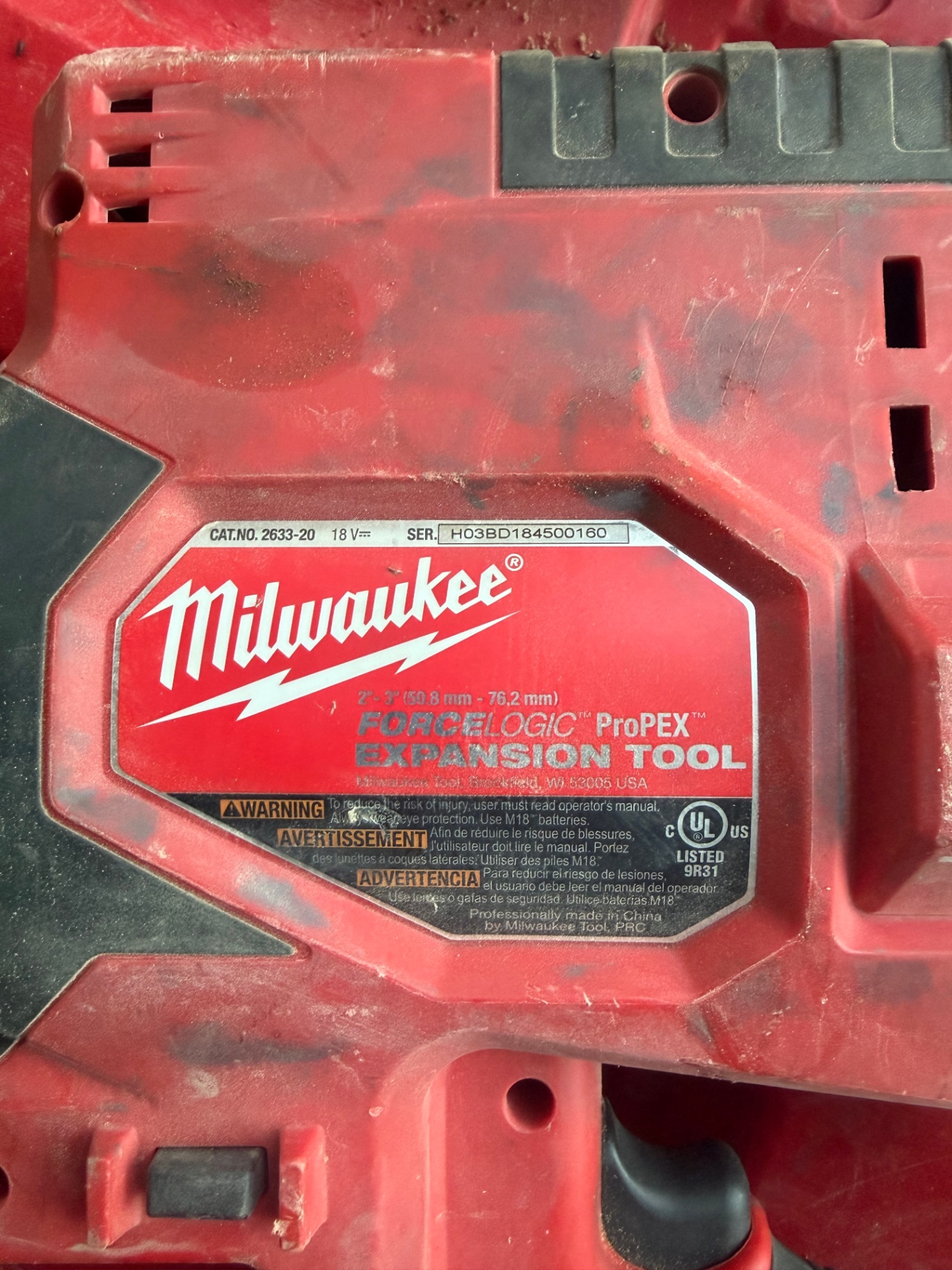 Milwaukee M18 FORCE LOGIC 2 in.-3 in. ProPEX Expansion Tool Kit.