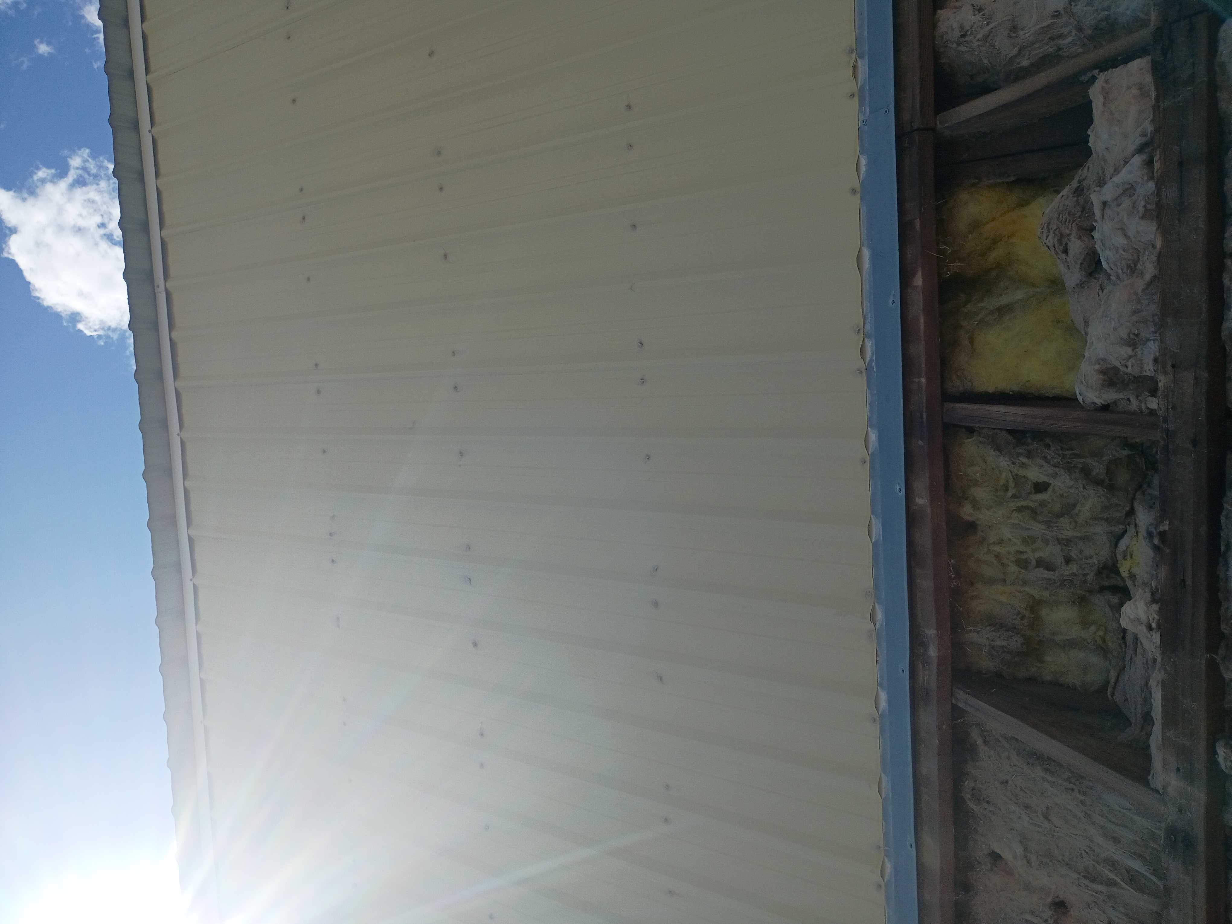 Stone Tan SM-Rib Metal Panels – Durable 29-Gauge Steel Siding/Roofing
