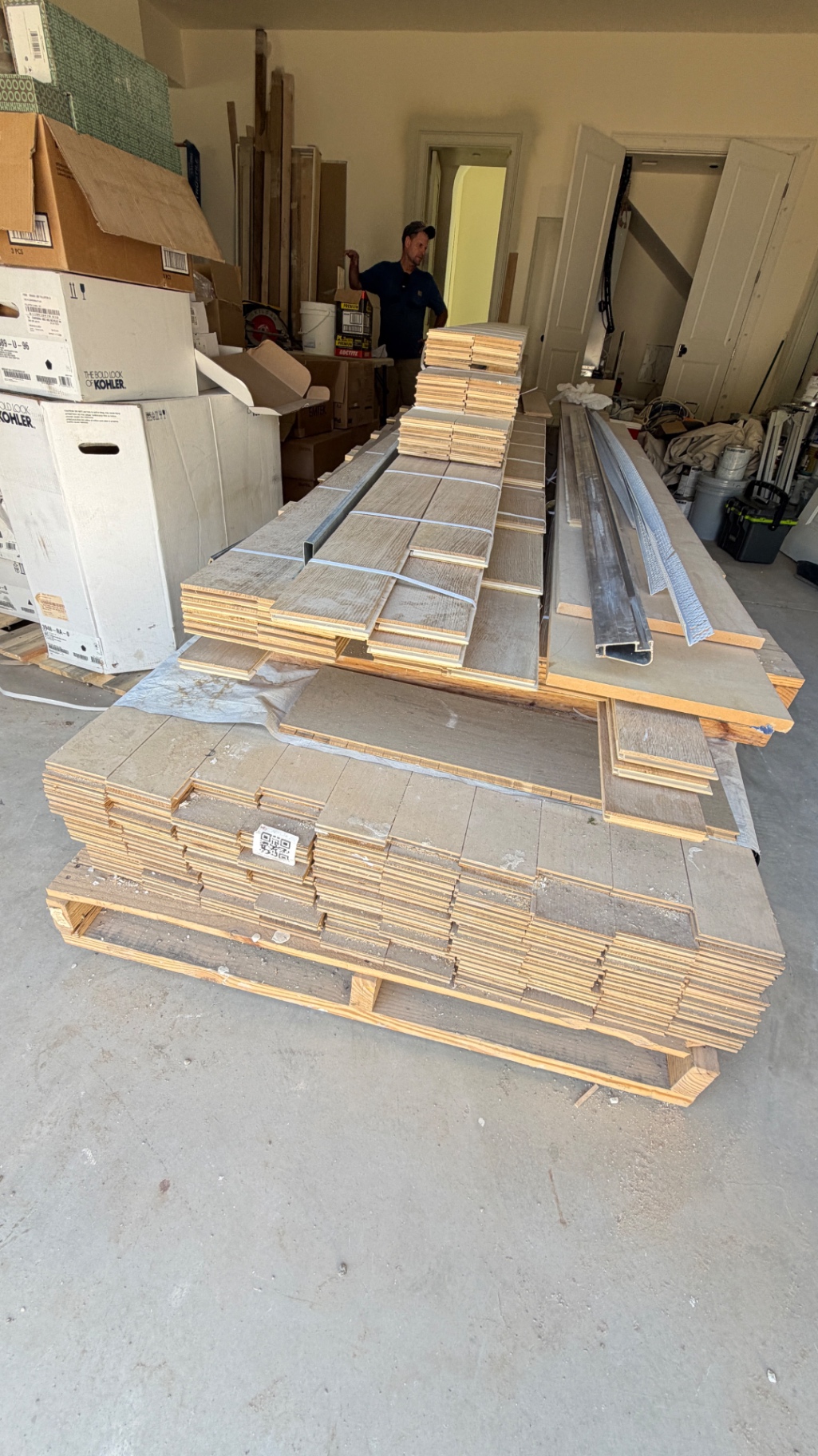 4” White oak flooring 