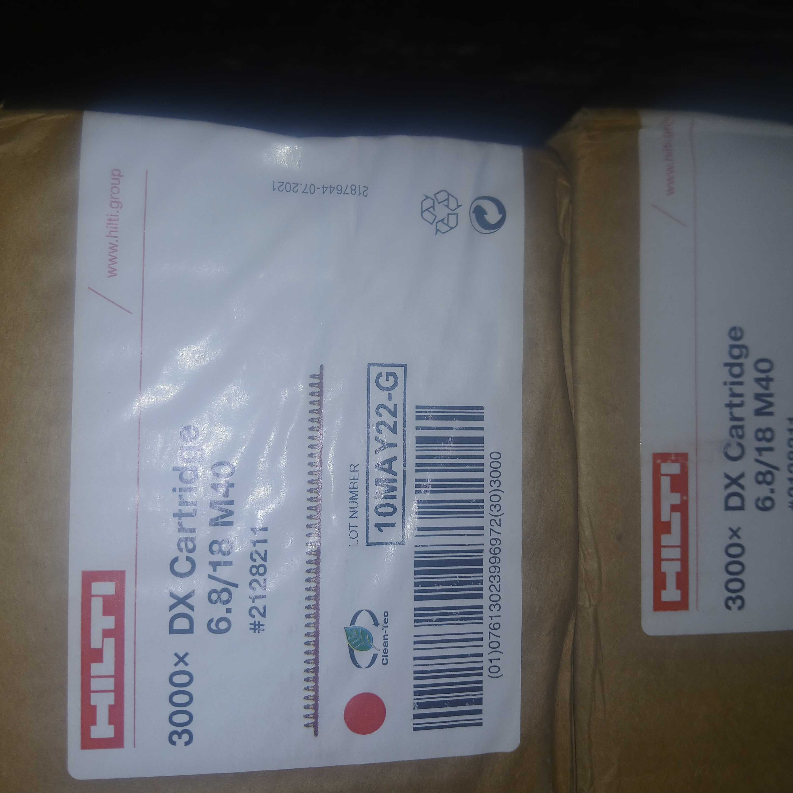 HILTI DX CARTRIDGE 6.8/18 M40
