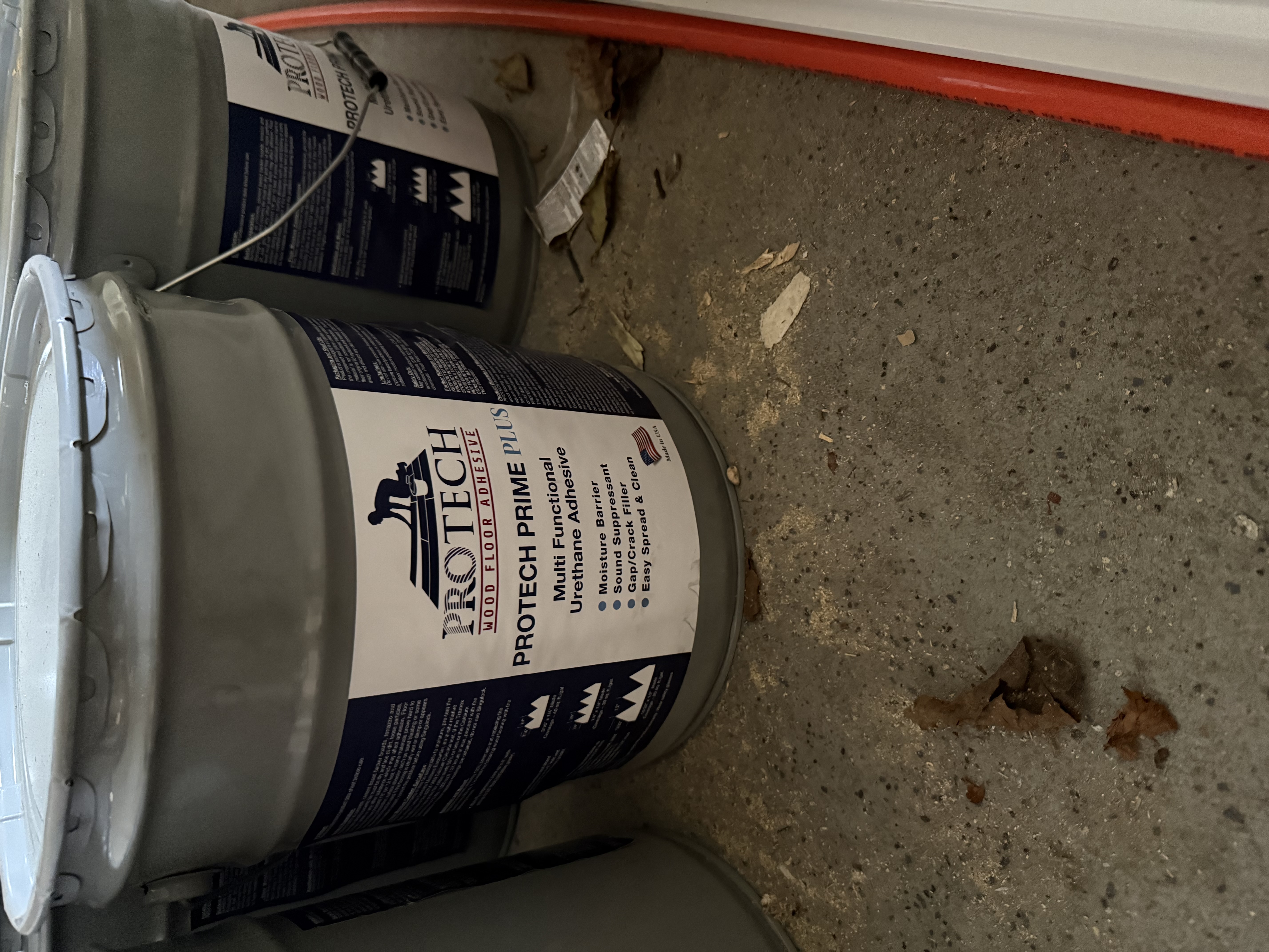 Wood floor adhesive
