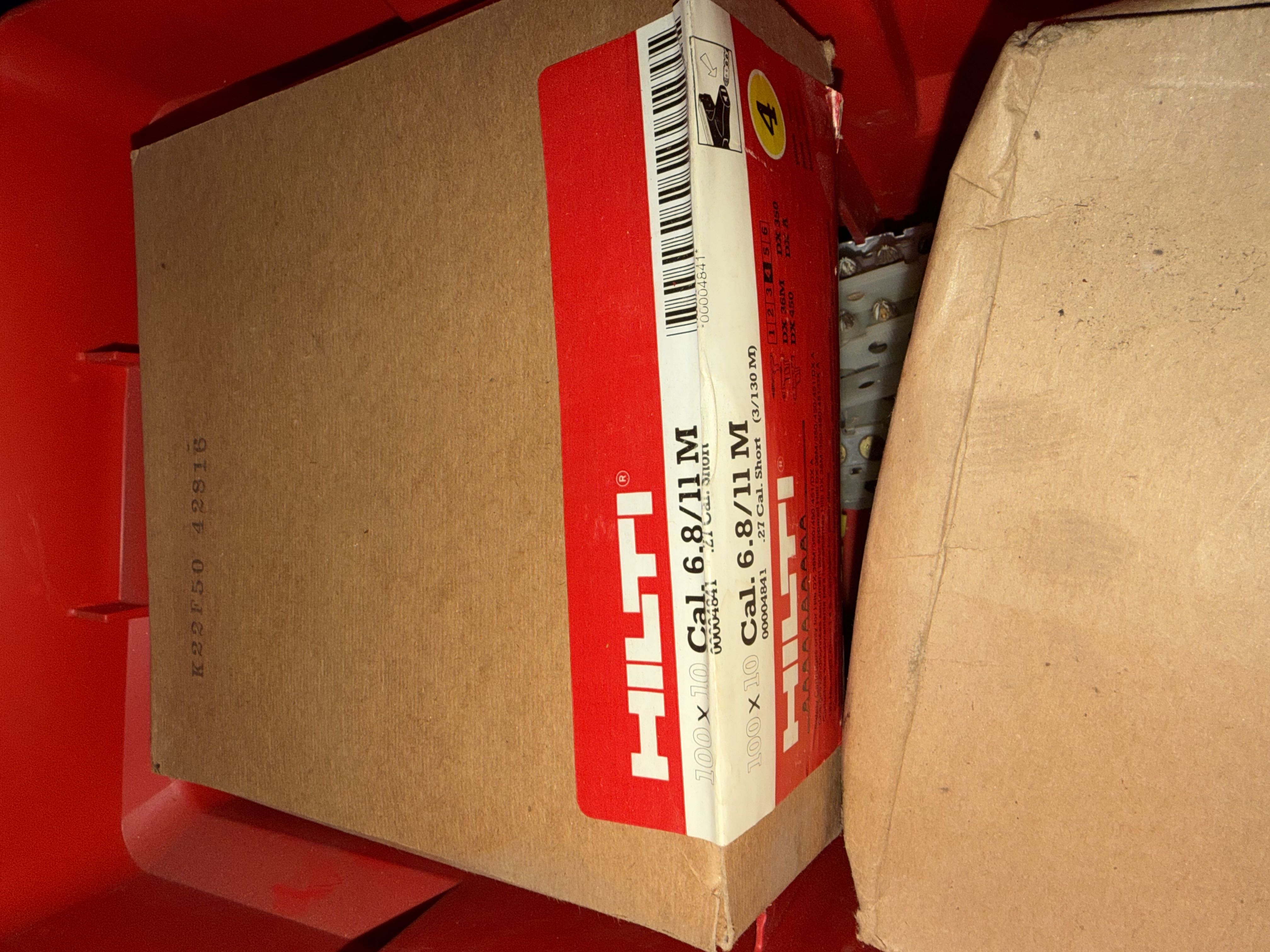 Hilti powder cartridges 6.8/11 one thousand shots