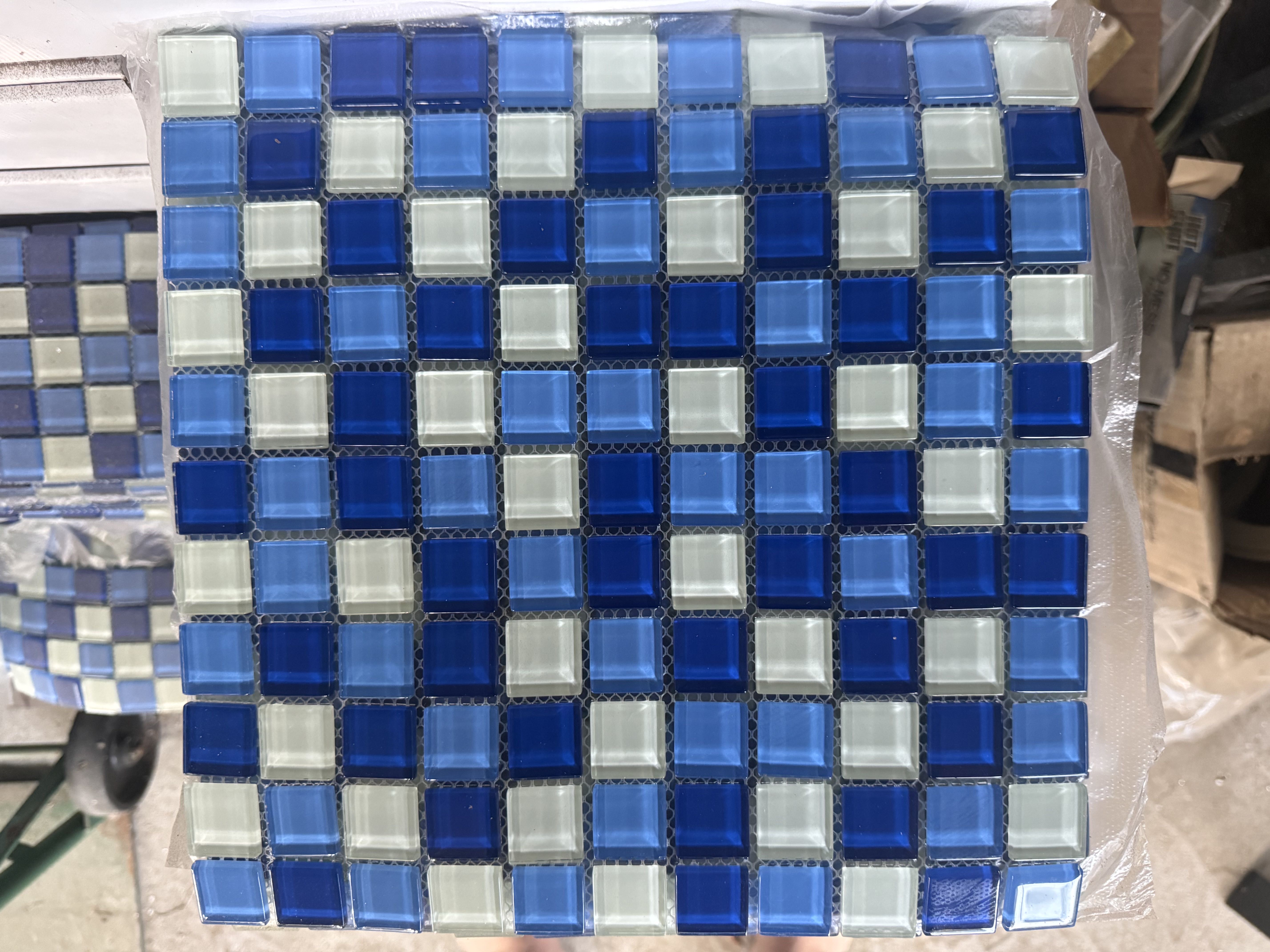 Glass mosaic tile 12”x12” Glow in the Dark