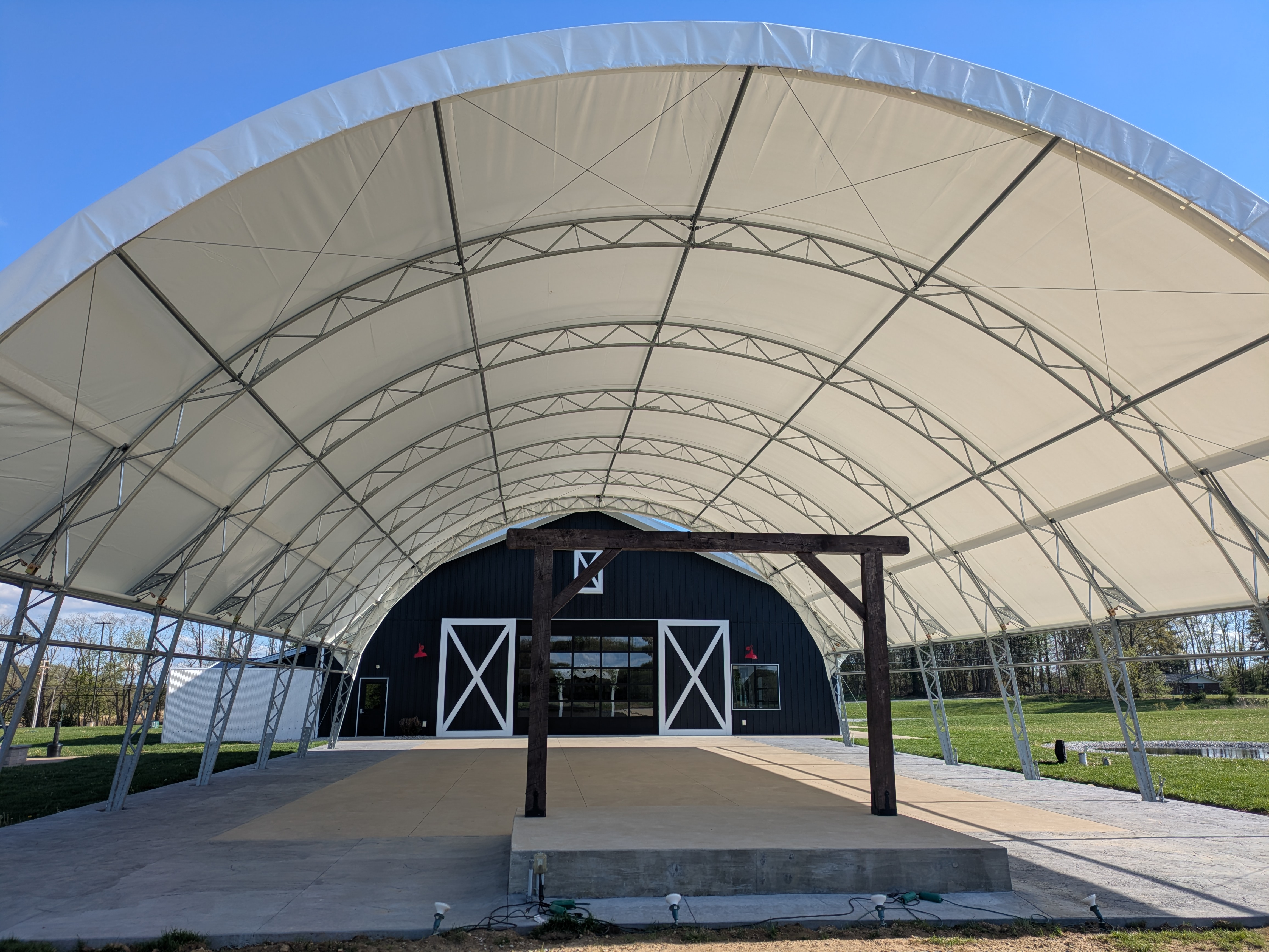 Clear-span Fabric Building