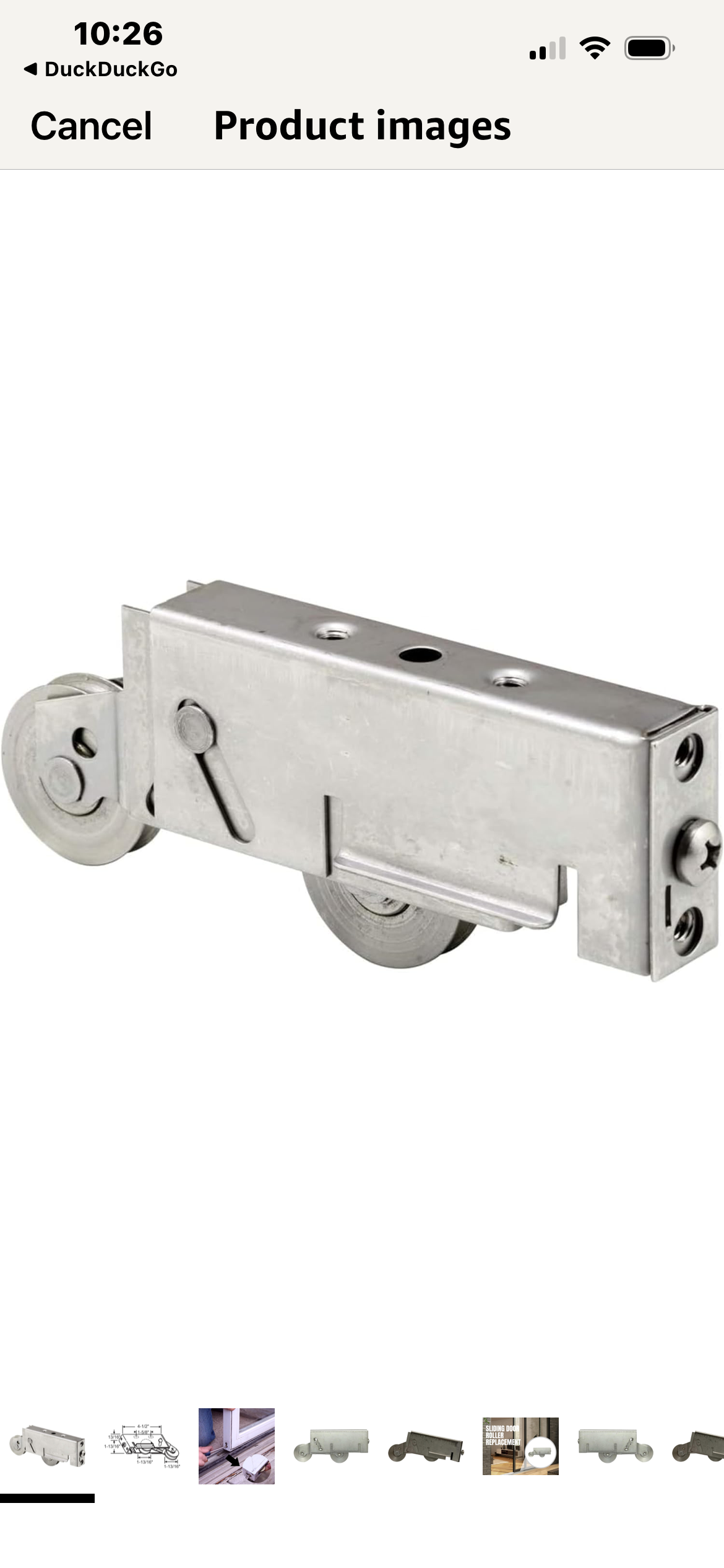 stainless steel patio door wheels