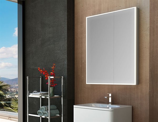 Fleurco Halo Bi-View Medicine Cabinet - MCHB3030-14