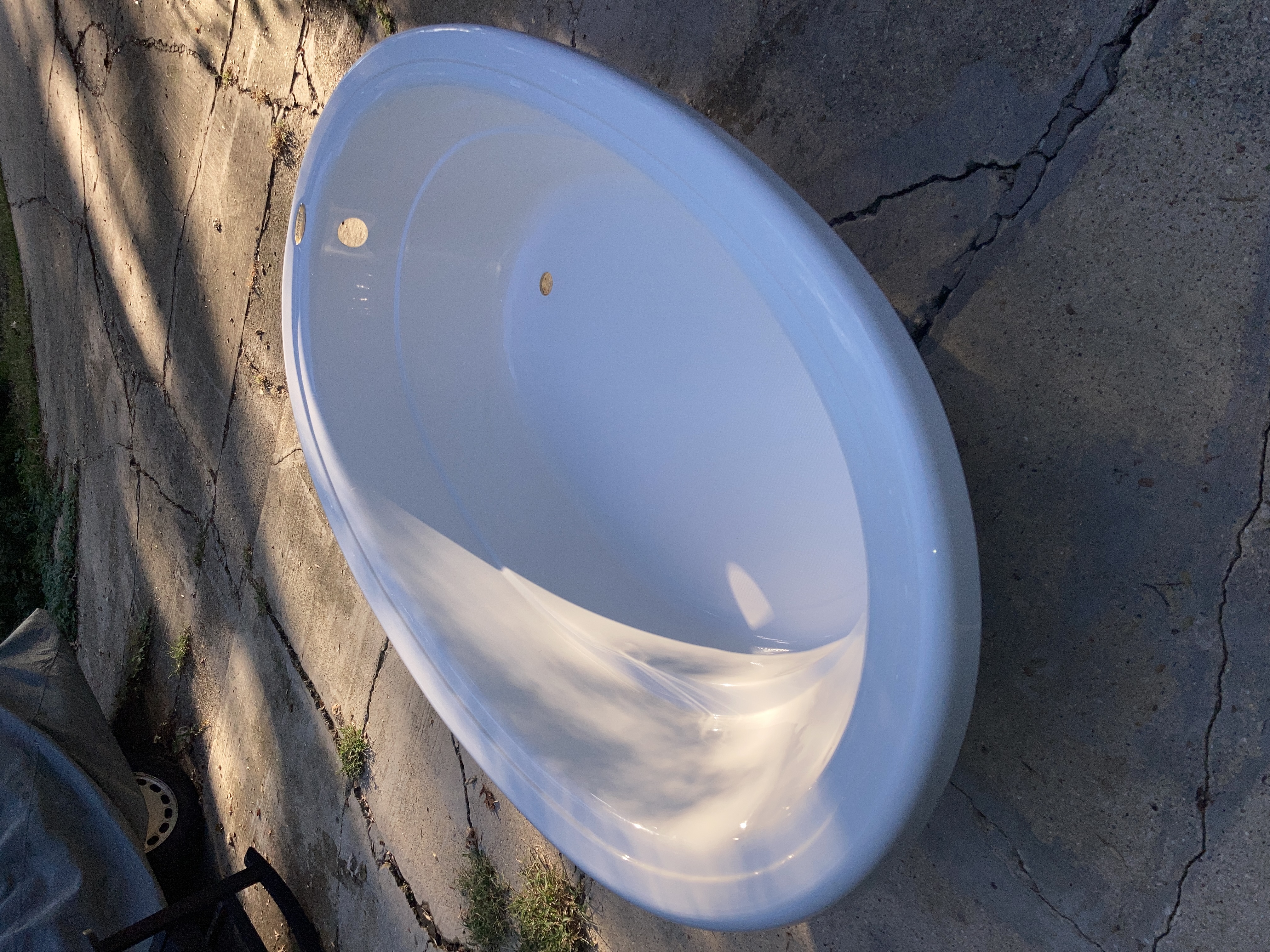 Jacuzzi Signature 71" Drop-In Soaking Bathtub with Universal Drain - $600