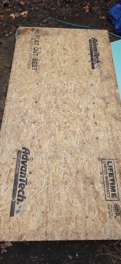 Advantech 4x8 23/32 5 sheets