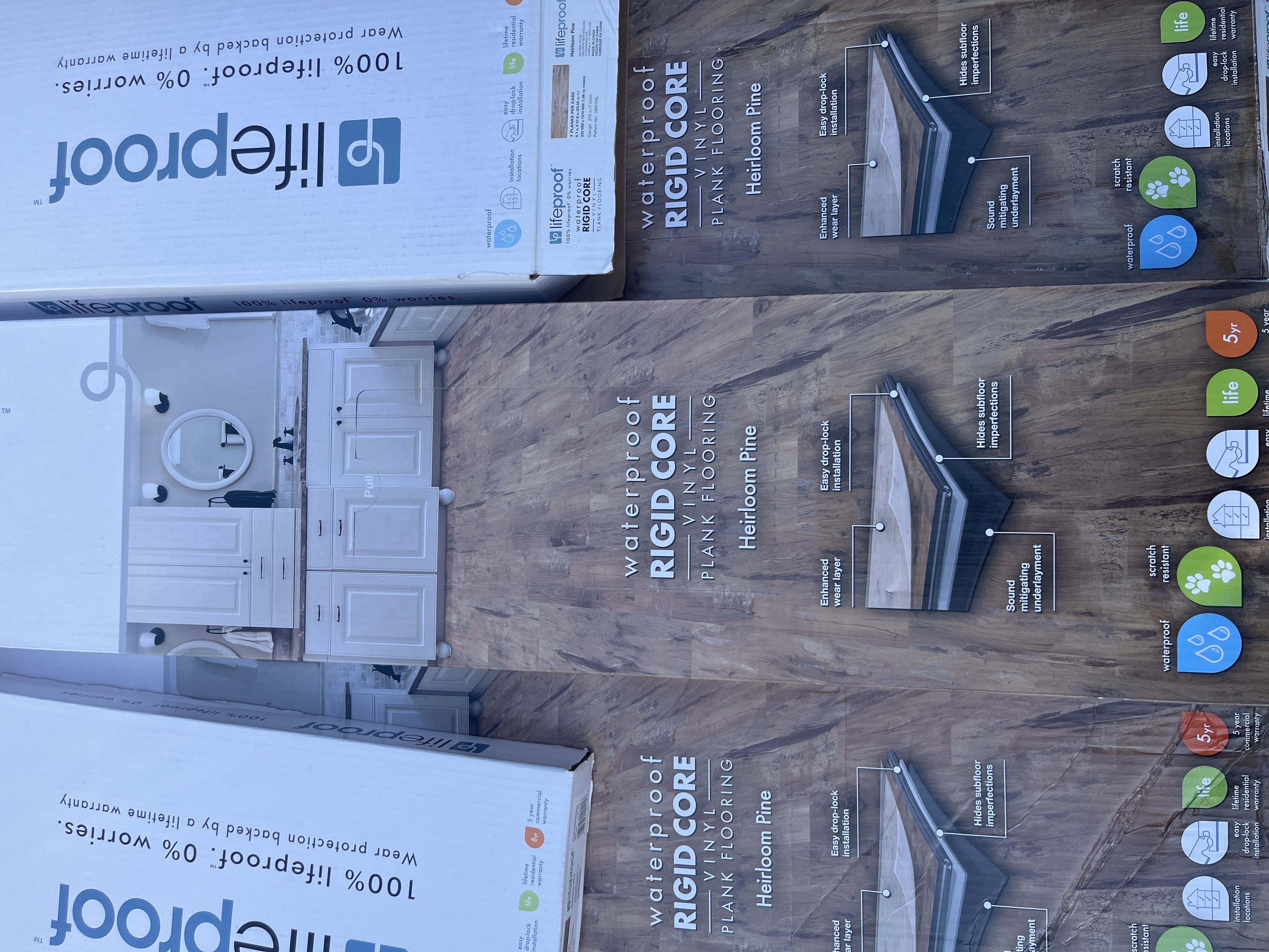 Lifeproof Vinyl Plank Flooring 